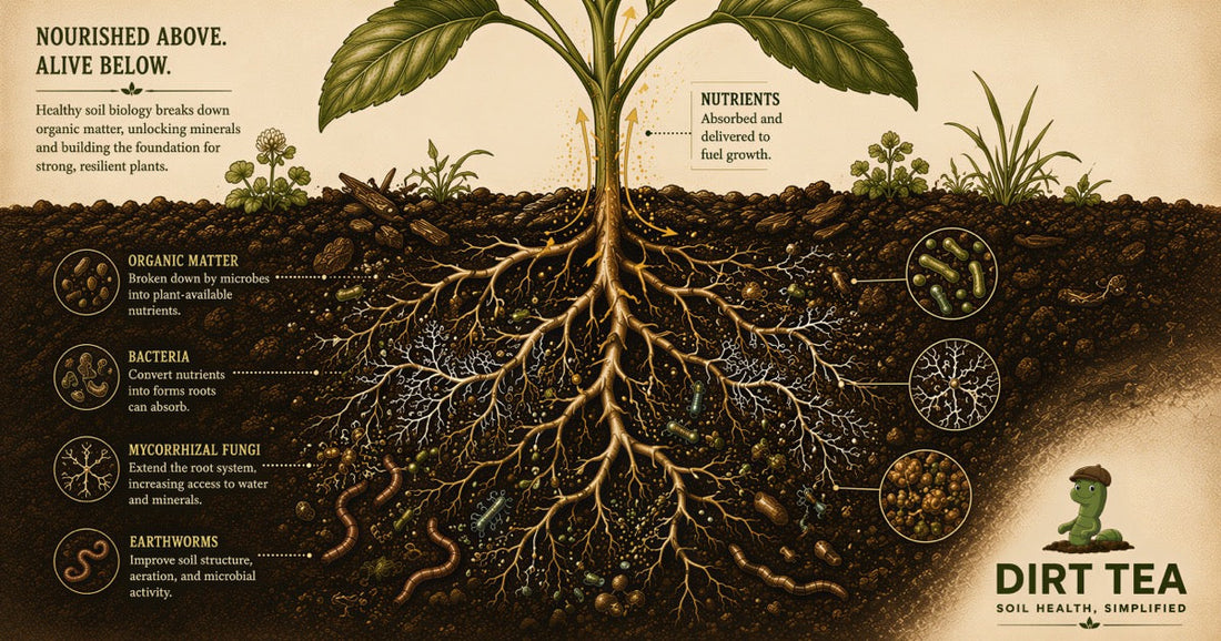 The Soil Food Web Explained